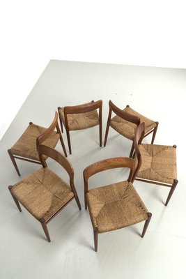 Dining Chairs by Niels Otto (N. O.) Møller, Set of 6-OKG-1788134