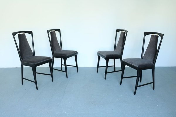 Dining Chairs by Osvaldo Borsani for Atelier Borsani Varedo, 1940s, Set of 4-SXX-693031