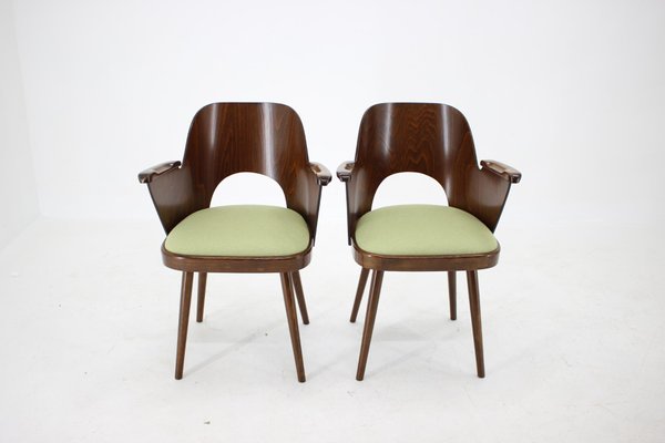 Dining Chairs by Oswald Haerdtl, Czechoslovakia, 1960s, Set of 4-TZ-867895