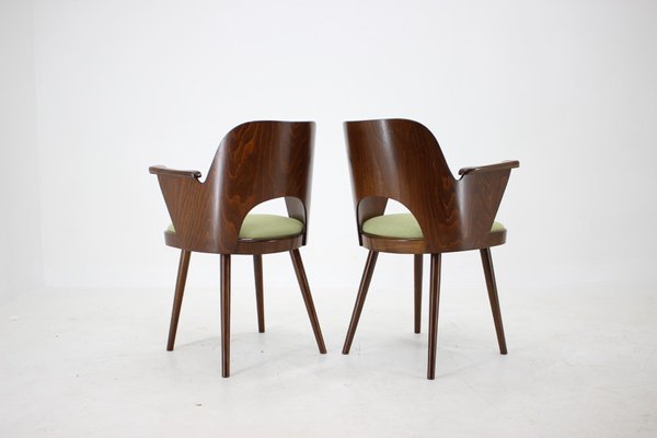 Dining Chairs by Oswald Haerdtl, Czechoslovakia, 1960s, Set of 4-TZ-867895