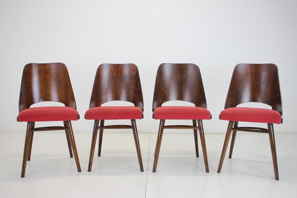 Dining Chairs by Oswald Haerdtl from Thonet, Czechoslovakia, 1960s, Set of 4-TZ-1431427