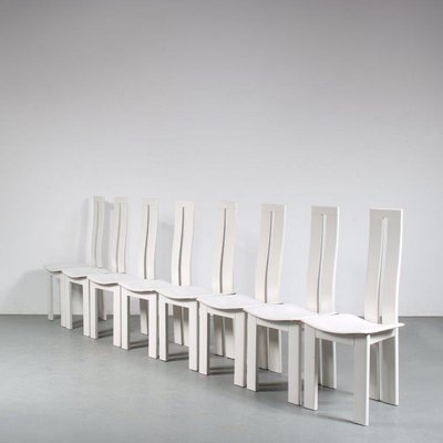 Dining Chairs by Pietro Costantini for Ello, Italy, 1980s, Set of 8-DV-1818867