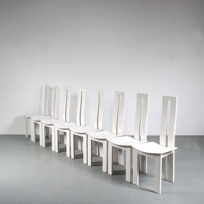 Dining Chairs by Pietro Costantini for Ello, Italy, 1980s, Set of 8-DV-1818867