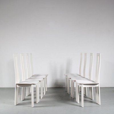 Dining Chairs by Pietro Costantini for Ello, Italy, 1980s, Set of 8-DV-1818867