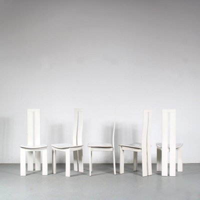 Dining Chairs by Pietro Costantini for Ello, Italy, 1980s, Set of 8-DV-1818867