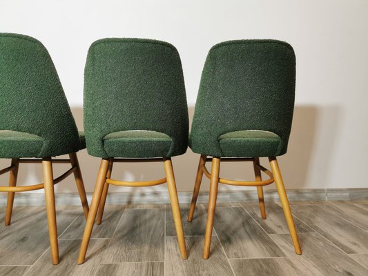 Dining Chairs by Radomir Hoffman for Ton, 1950s, Set of 4-QJA-1729649