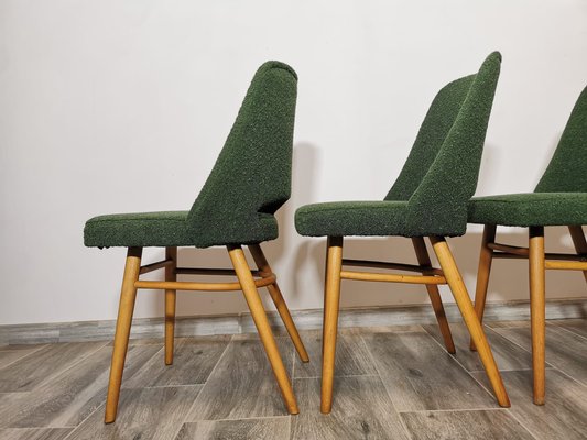 Dining Chairs by Radomir Hoffman for Ton, 1950s, Set of 4-QJA-1729649