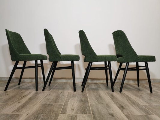 Dining Chairs by Radomir Hoffman for Ton, 1950s, Set of 4-QJA-1730484