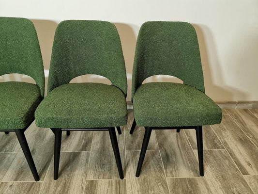 Dining Chairs by Radomir Hoffman for Ton, 1950s, Set of 4-QJA-1730484