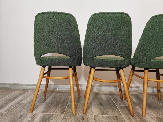 Dining Chairs by Radomir Hoffman for Ton, 1950s, Set of 4-QJA-1729649