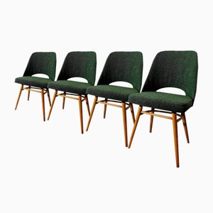 Dining Chairs by Radomir Hoffman for Ton, 1950s, Set of 4-QJA-1729649