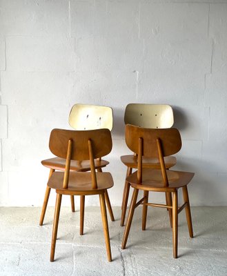 Dining Chairs by Ton, 1960s, Set of 4-ALG-2017556