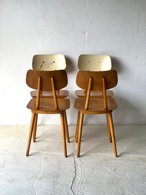 Dining Chairs by Ton, 1960s, Set of 4-ALG-2017556