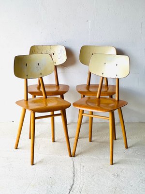 Dining Chairs by Ton, 1960s, Set of 4-ALG-2017556