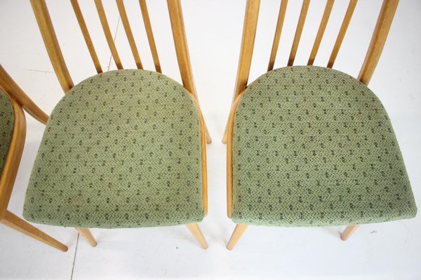 Dining Chairs by Ton, Czechoslovakia, 1970s, Set of 4-TZ-1431429