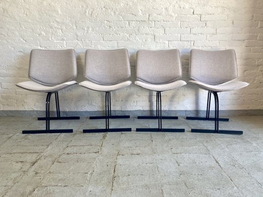 Dining Chairs by V. Introini for Saporiti, 1970s, Set of 4-ZKN-2027739