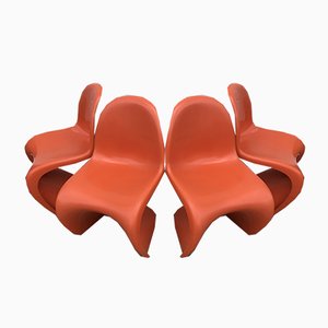 Dining Chairs by Verner Panton for Fehlbaum, 1973, Set of 4-EXJ-618660