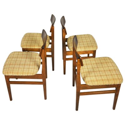 Dining Chairs, Czechoslovakia, 1960s, Set of 4-TZ-866940