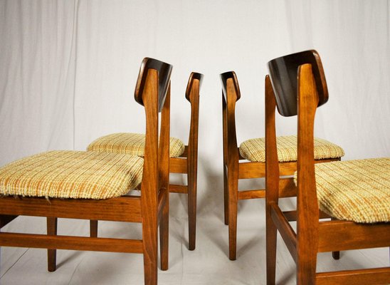 Dining Chairs, Czechoslovakia, 1960s, Set of 4-TZ-866940