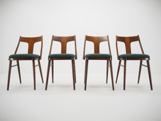 Dining Chairs, Czechoslovakia, 1960s, Set of 4-TZ-1232001