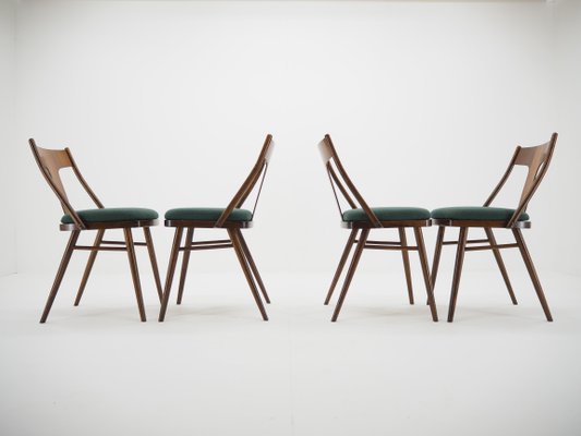 Dining Chairs, Czechoslovakia, 1960s, Set of 4-TZ-1232001