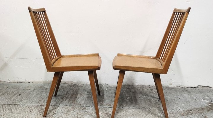 Dining Chairs from Krásná Jizba, Former Czechoslovakia, 1960s, Set of 4-ZWG-1823922