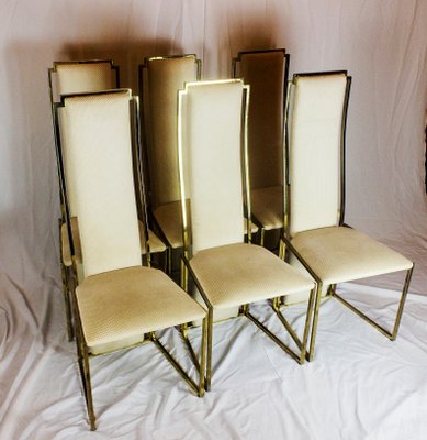 Dining Chairs from Maison Jansen, 1970s, Set of 6-MSC-555534