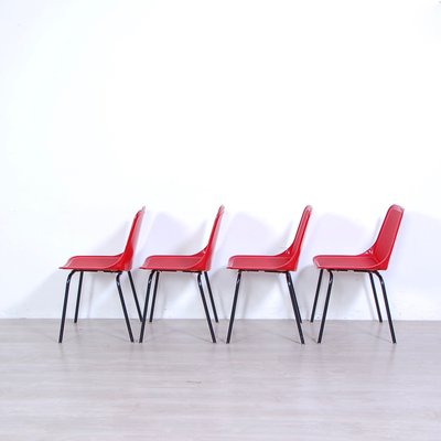 Dining Chairs from MIM, 1960s, Set of 4-XSG-1719112