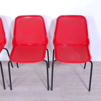 Dining Chairs from MIM, 1960s, Set of 4-XSG-1719112