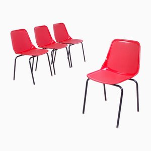 Dining Chairs from MIM, 1960s, Set of 4-XSG-1719112