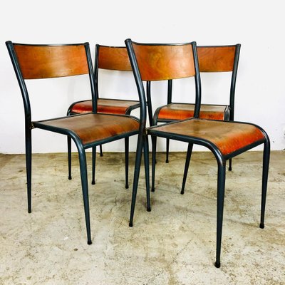 Dining Chairs from Mullca, 1940s, Set of 4-LCQ-1791954