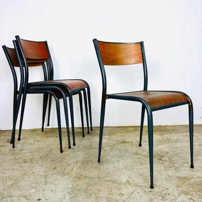 Dining Chairs from Mullca, 1940s, Set of 4-LCQ-1791954