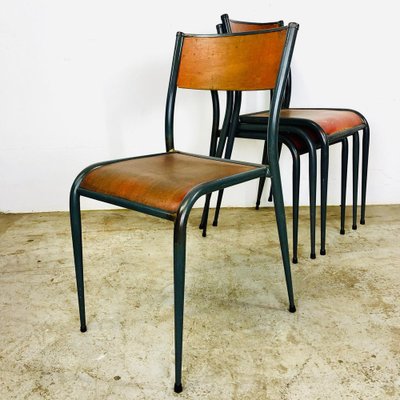 Dining Chairs from Mullca, 1940s, Set of 4-LCQ-1791954