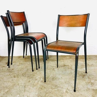 Dining Chairs from Mullca, 1940s, Set of 4-LCQ-1791954