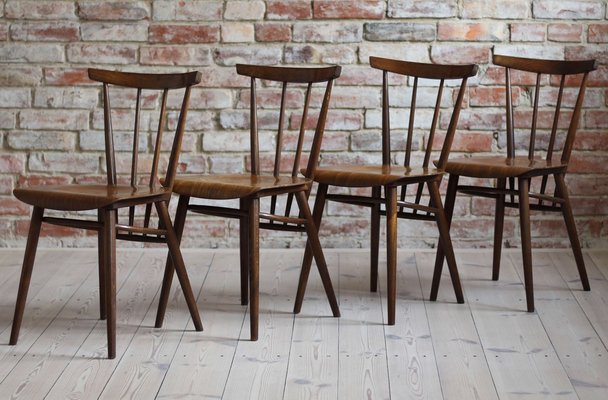 Dining Chairs from Tatra Nabytok, Czechoslovakia, 1960s, Set of 4-MJR-1309749