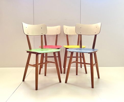 Dining Chairs from Ton, 1960s, Set of 4-ALG-1435959