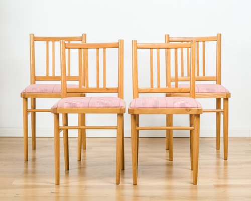 Dining Chairs from TON, 1970s, Set of 4-FWY-704045