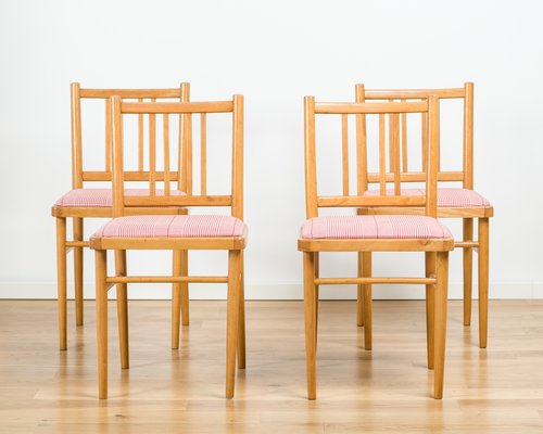 Dining Chairs from TON, 1970s, Set of 4-FWY-704045