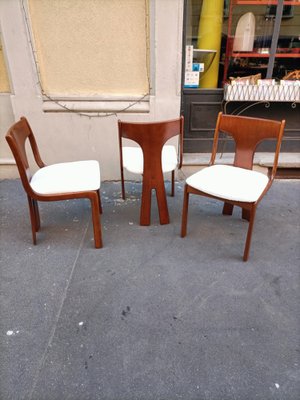 Dining Chairs in Boucle by Carlo Scarpa for Cassina, 1970s, Set of 3-OHK-1738884