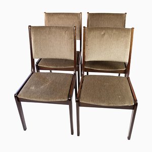 Dining Chairs in Dark Wood from Farstrup, 1960s, Set of 4-UY-952745