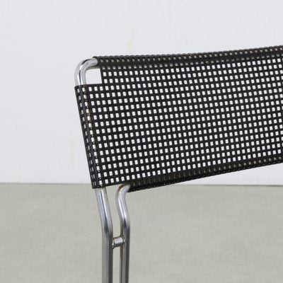 Dining Chairs in Perforated Metal from Arrben, 1980s, Set of 4-RZV-1798091