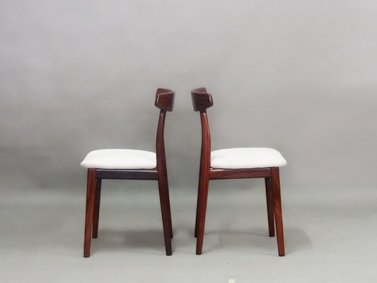 Dining Chairs in Rosewood by Henry Kjaernulf for Bruno Hansen, Set of 6-TR-1380027