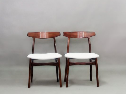 Dining Chairs in Rosewood by Henry Kjaernulf for Bruno Hansen, Set of 6-TR-1380027