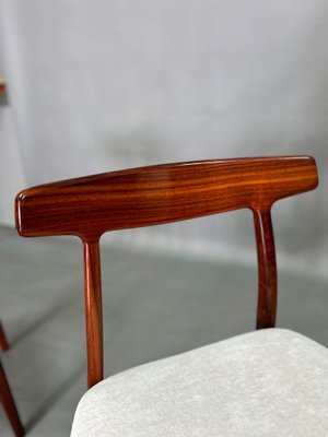 Dining Chairs in Rosewood by Henry Kjaernulf for Bruno Hansen, Set of 6-TR-1380027