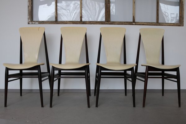 Dining Chairs in Rosewood by Inger Klingenberg for Fristho, 1959, Set of 4-FUP-1320143