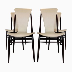 Dining Chairs in Rosewood by Inger Klingenberg for Fristho, 1959, Set of 4-FUP-1320143