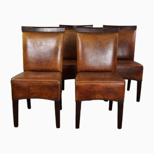 Dining Chairs in Sheep Leather, Set of 4-HPP-1771691