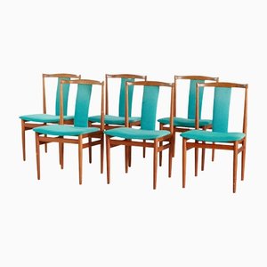 Dining Chairs in Teak by Henning Sørensen for Danex, Set of 6-CI-1232637