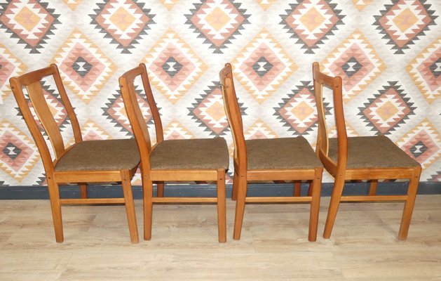 Dining Chairs in Teak from Gangso Mobler, Set of 4-AFE-1371892