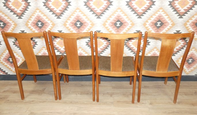 Dining Chairs in Teak from Gangso Mobler, Set of 4-AFE-1371892